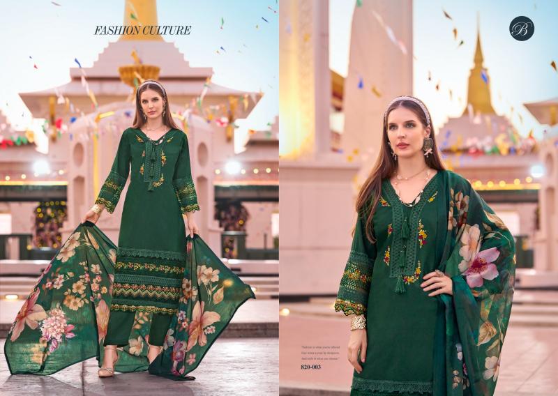 Belliza Majestic Catalog dress suit material surat