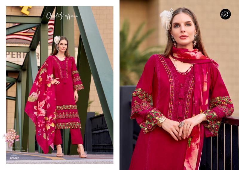 Belliza Majestic Catalog dress suit material surat