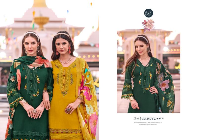 Belliza Majestic Catalog dress suit material surat