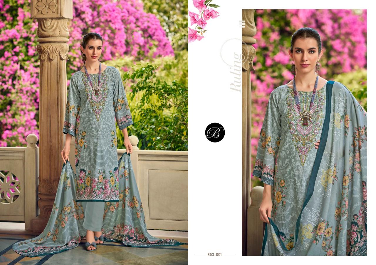 Belliza Naira Vol 107 catalog pure cotton dress material in surat