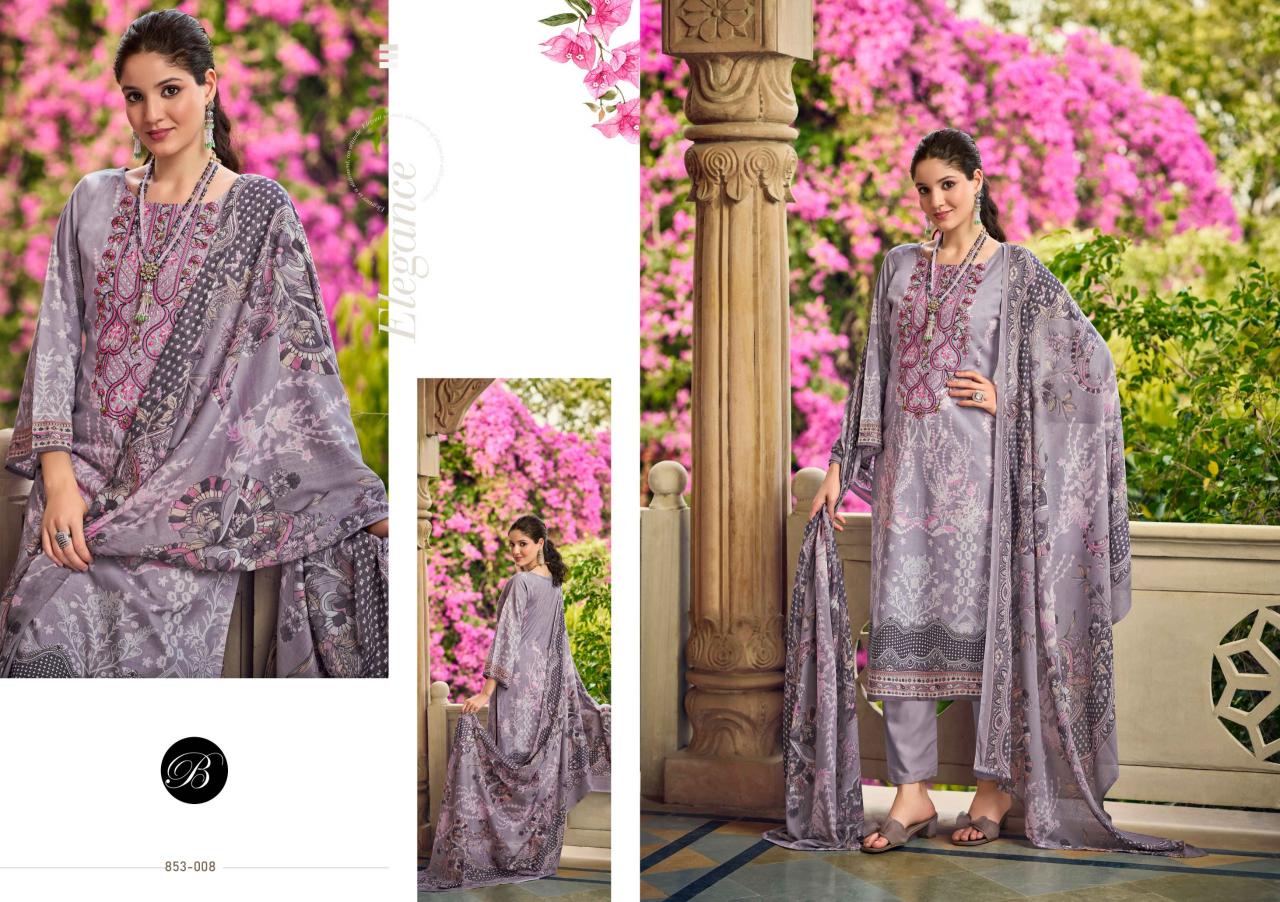 Belliza Naira Vol 107 catalog pure cotton dress material in surat