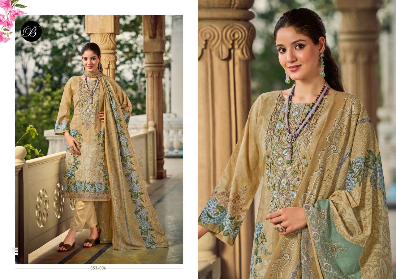 Belliza Naira Vol 107 catalog pure cotton dress material in surat