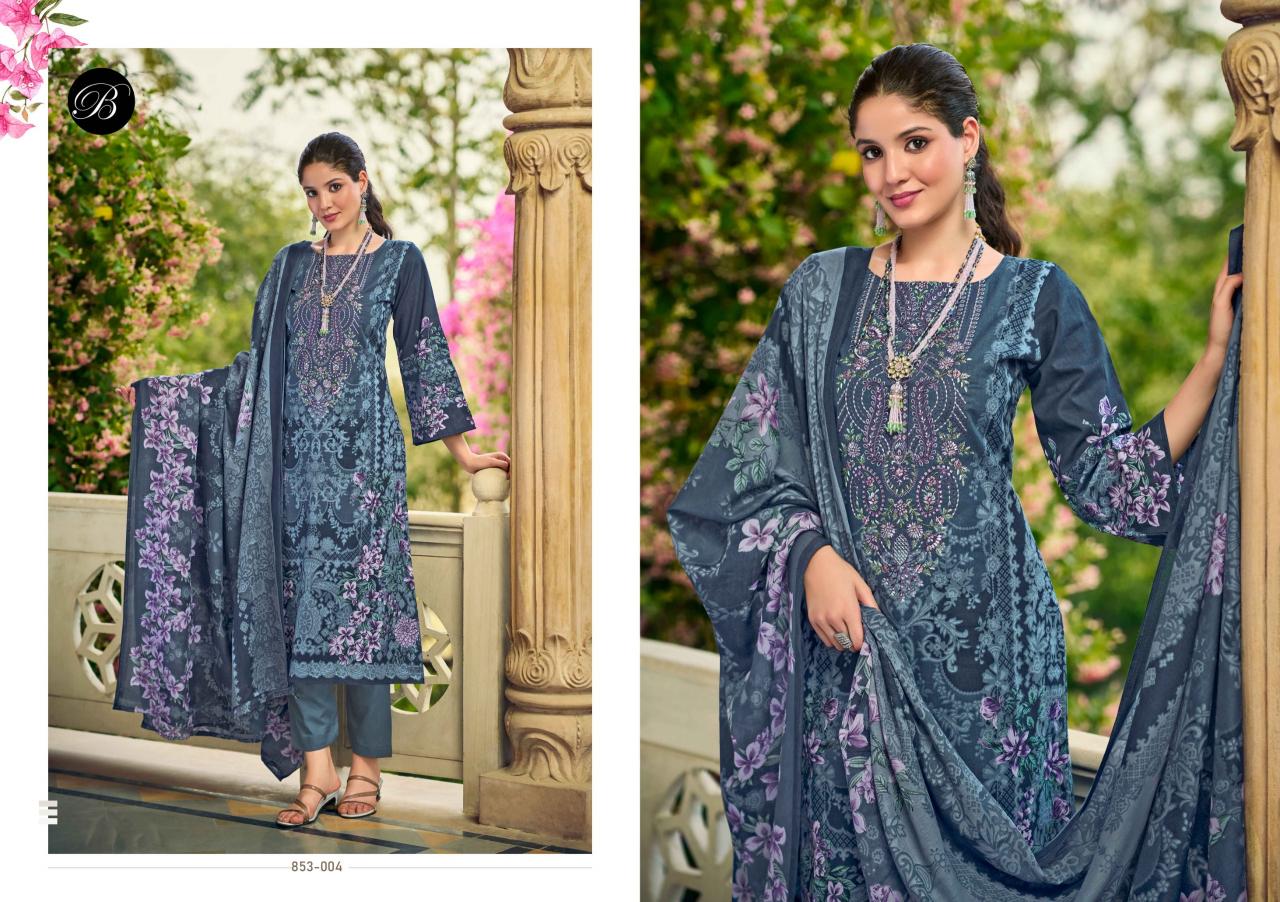 Belliza Naira Vol 107 catalog pure cotton dress material in surat