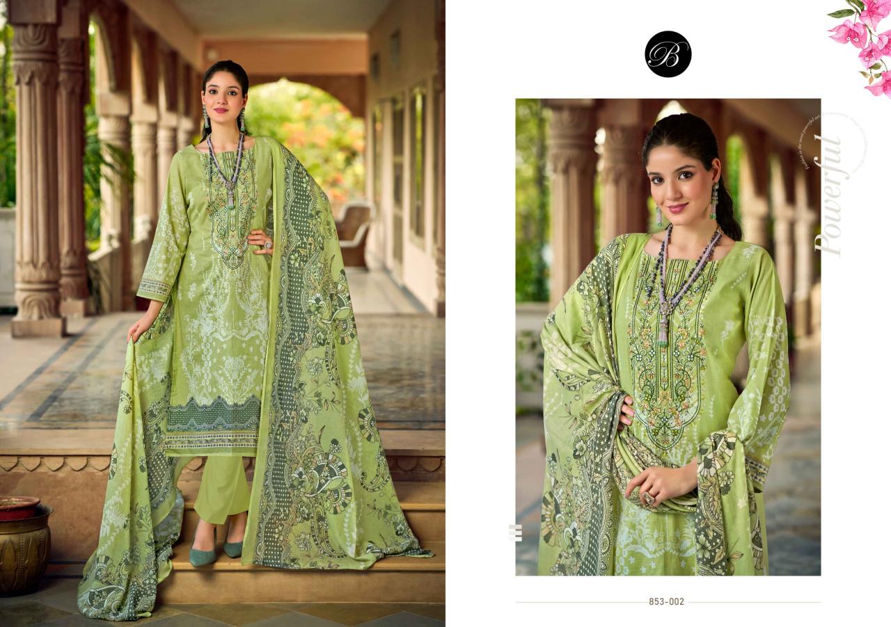 Belliza Naira Vol 107 catalog pure cotton dress material in surat