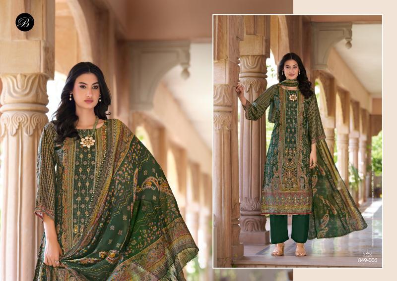 Belliza Nusrat Vol 5 catalog fancy dress material wholesale in mumbai