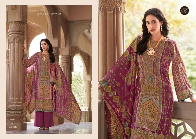 Belliza Nusrat Vol 5 catalog fancy dress material wholesale in mumbai