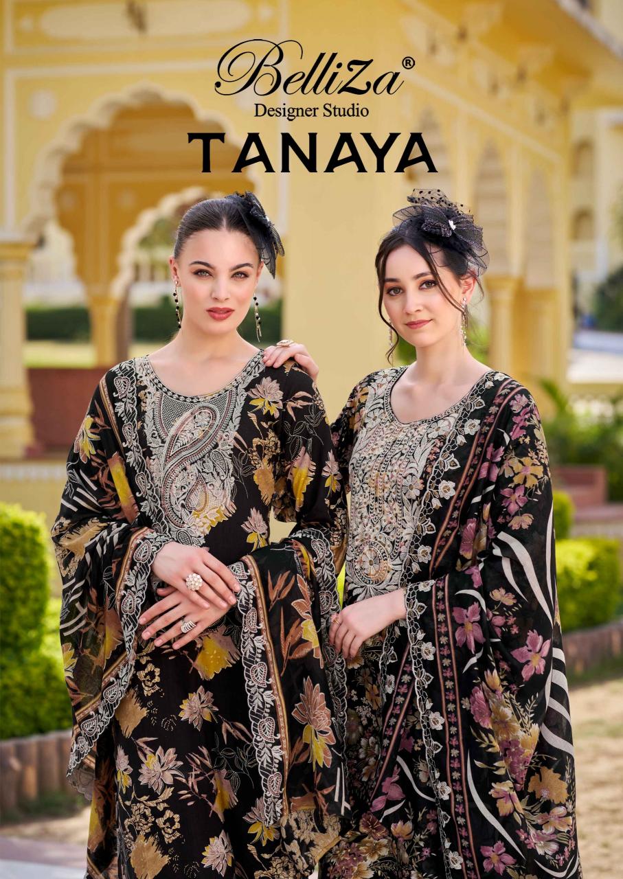 BelliZa Tanaya catalog unstitched wholesale dress material