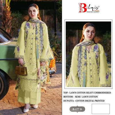 Bilqis B 177 catalog pakistani colourful lawn suits