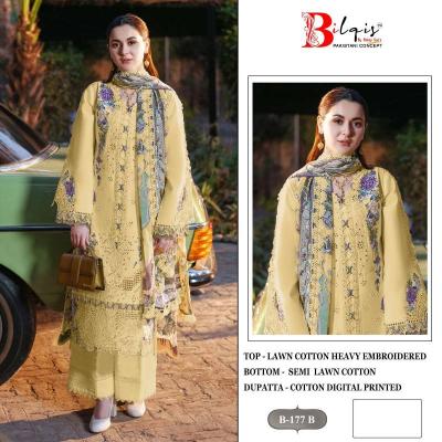 Bilqis B 177 catalog pakistani colourful lawn suits