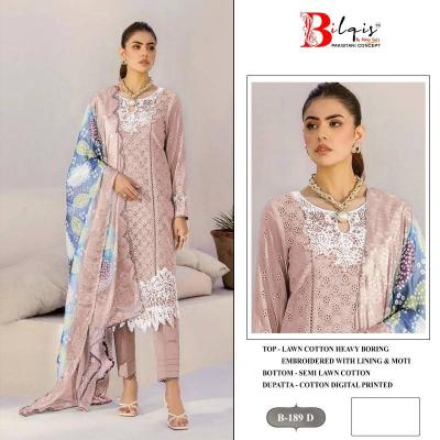 Bilqis B 189 Catalog pakistani designer lawn suits 2025