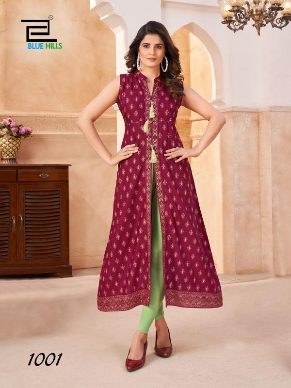 Blue Hills Cat Walk catalog branded kurtis online india