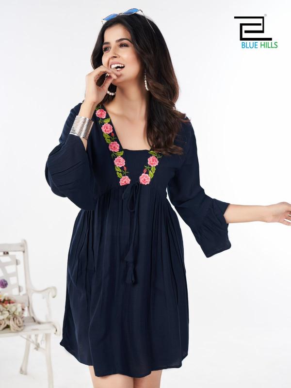 Blue Hills Stylish catalog western dress wholesaler surat 