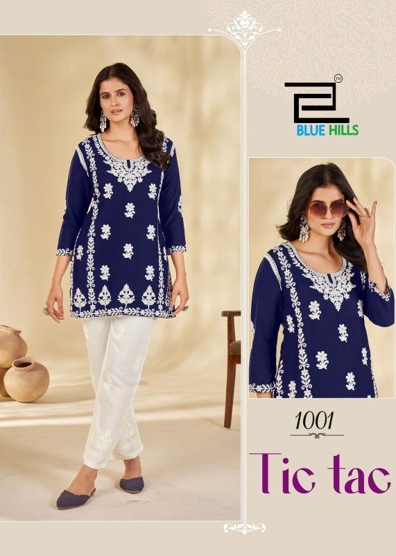 Blue Hills Tic Tac catalog short indian kurtis