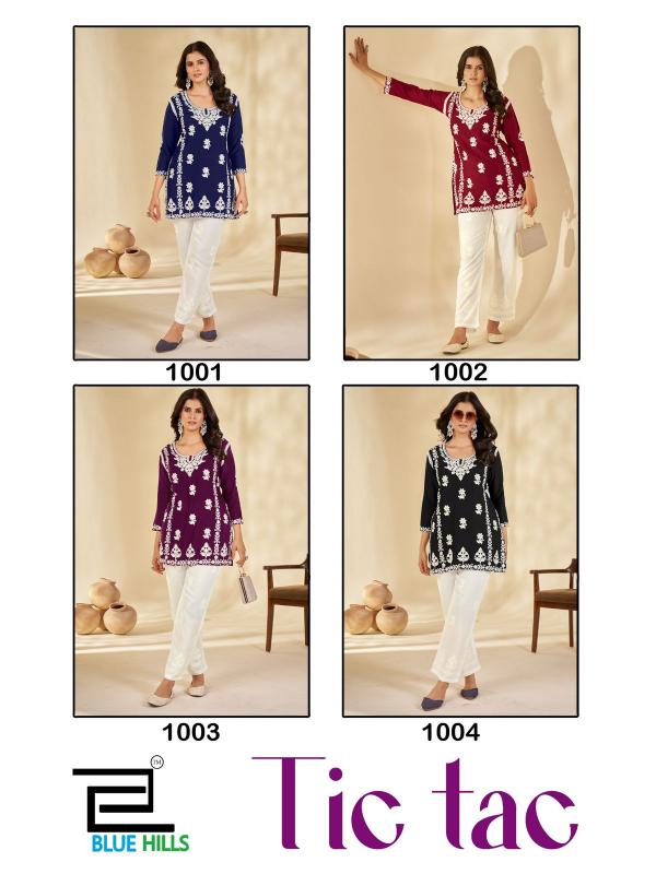 Blue Hills Tic Tac catalog short indian kurtis