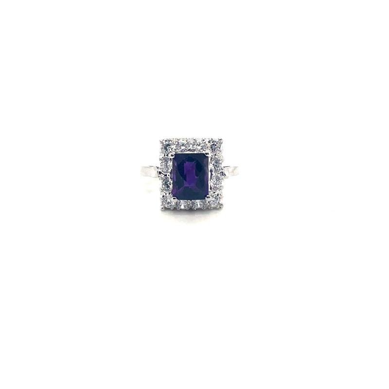 Blue Topaz Ring in 925 Sterling Silver KSR 17423 silver jewellery shopping