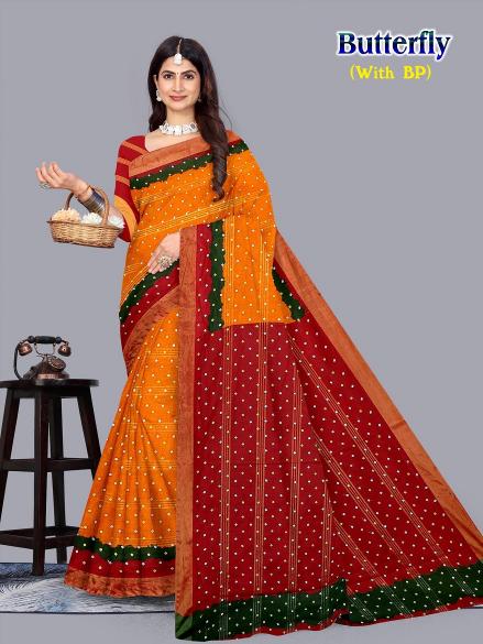 Butterfly – Cotton Saree - Wholesale Catalog