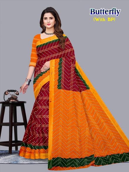 Butterfly – Cotton Saree - Wholesale Catalog