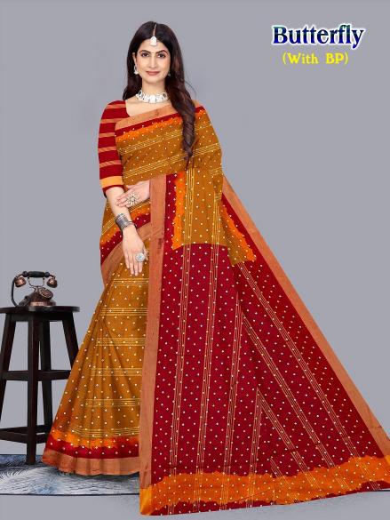 Butterfly – Cotton Saree - Wholesale Catalog
