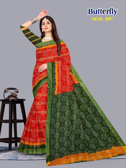 Butterfly – Cotton Saree - Wholesale Catalog