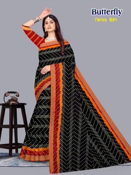 Butterfly – Cotton Saree - Wholesale Catalog