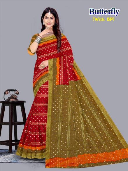 Butterfly – Cotton Saree - Wholesale Catalog
