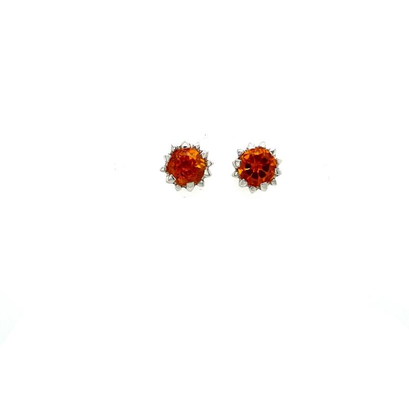 Citrine Earring in 925 Sterling Silver KST 57087 silver jadau jewellery