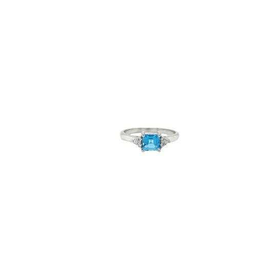 Citrine Ring In .925 Sterling Silver - KSR 15971 silver ring design for women