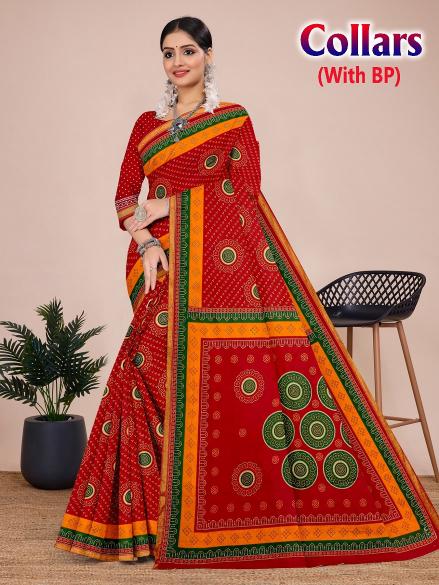 Collars – Cotton Saree - Wholesale Catalog