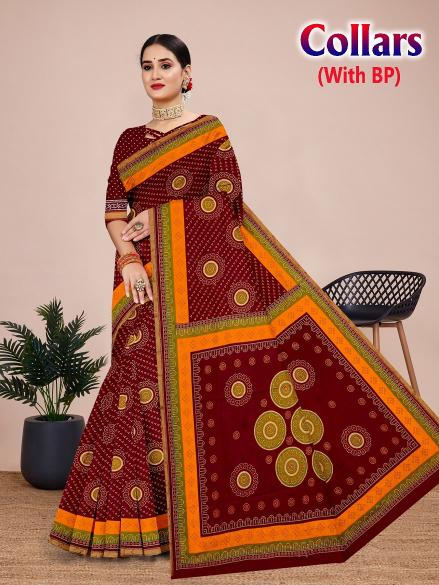 Collars – Cotton Saree - Wholesale Catalog