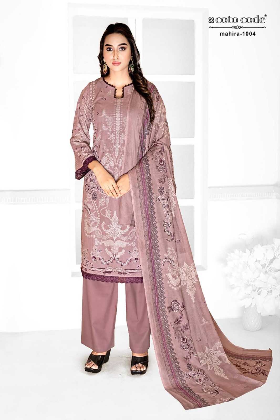 Coto Code Mahira Vol-01 – Karachi Dress Material - Wholesale Catalog