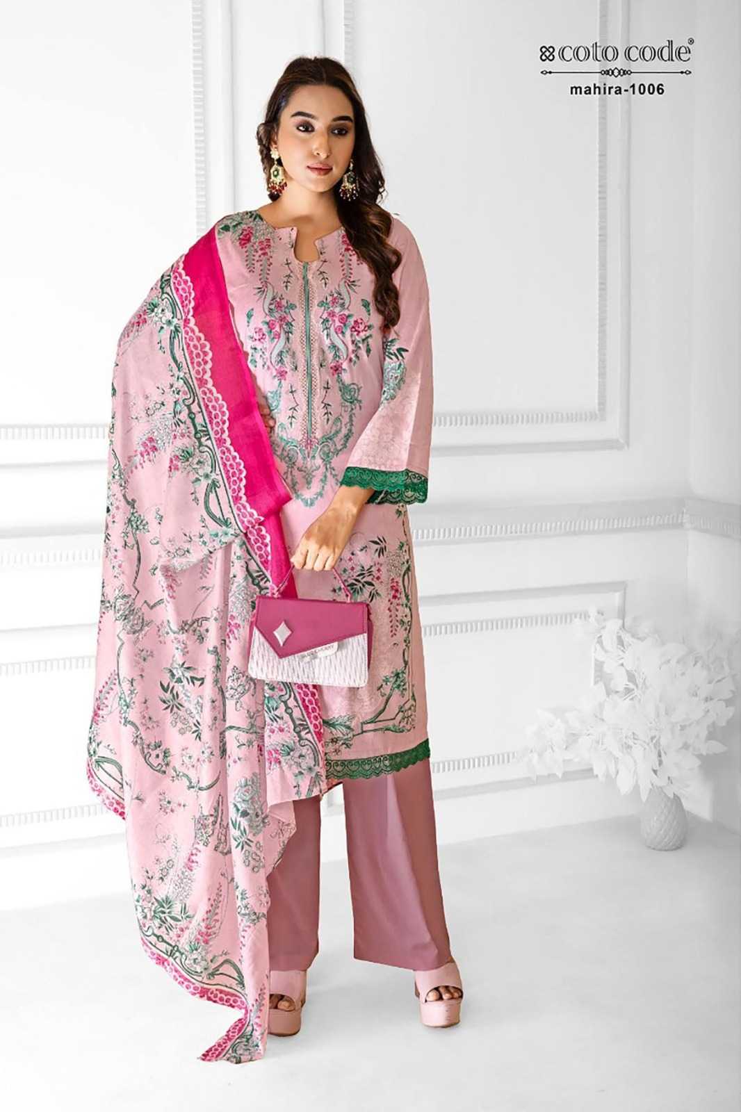 Coto Code Mahira Vol-01 – Karachi Dress Material - Wholesale Catalog