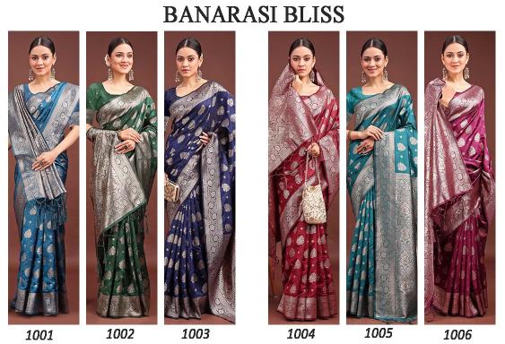 Dazira banarasi Bliss catalog surat sarees in telugu