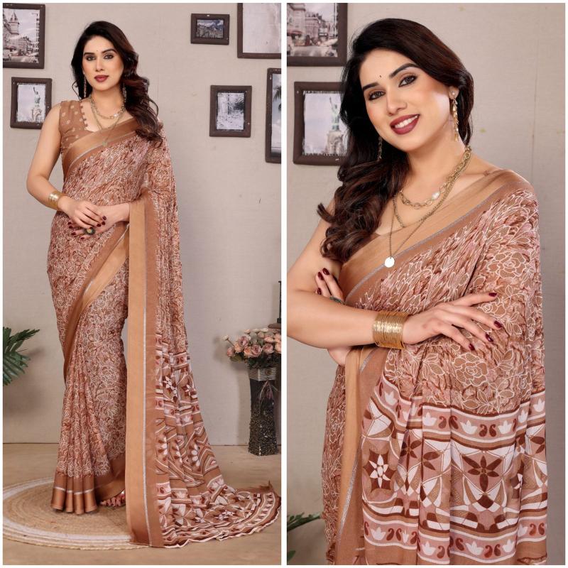 Dazira Bright Georgette vol 3 catalog top 10 saree manufacturer in surat