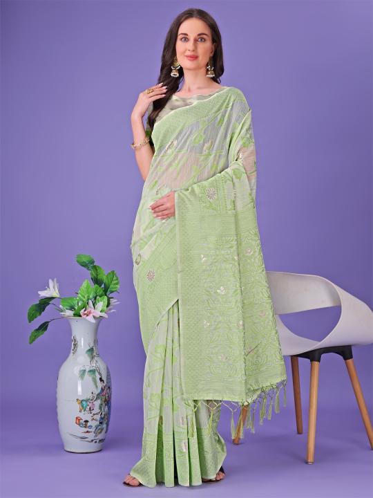 Dazira Cotton Club vol 2 catalog linen sarees online shopping site in surat