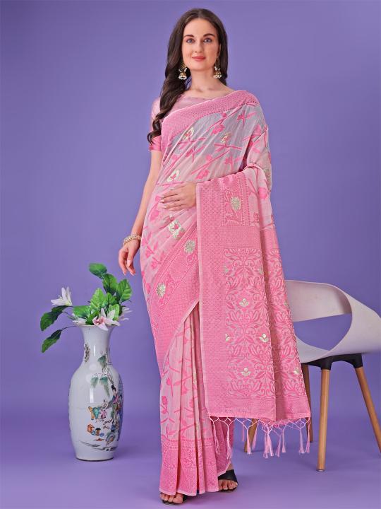 Dazira Cotton Club vol 2 catalog linen sarees online shopping site in surat
