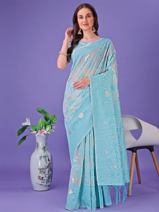 Dazira Cotton Club vol 2 catalog linen sarees online shopping site in surat