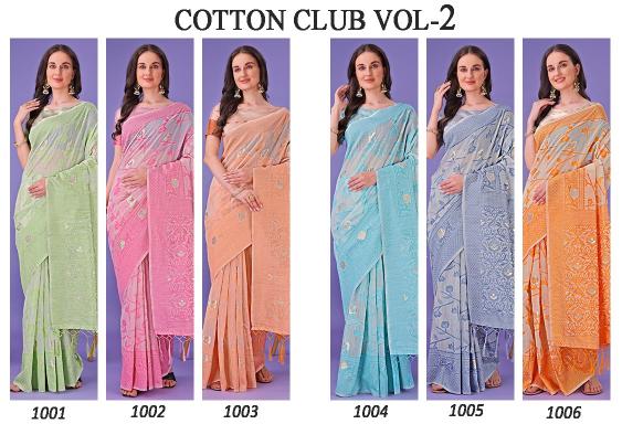 Dazira Cotton Club vol 2 catalog linen sarees online shopping site in surat