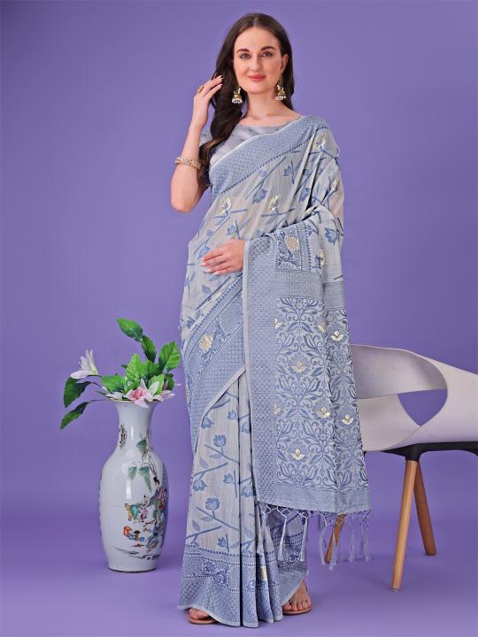 Dazira Cotton Club vol 2 catalog linen sarees online shopping site in surat