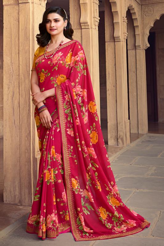 Dazira Georgette catalog georgette sarees in surat