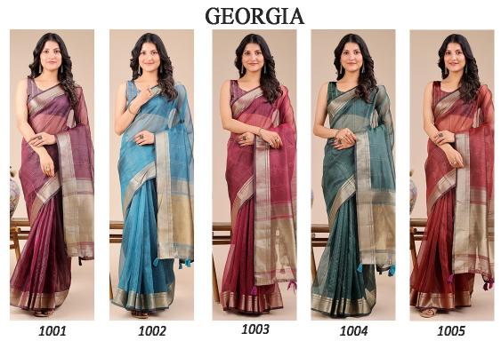 Dazira Georgia catalog online wholesale sarees in surat