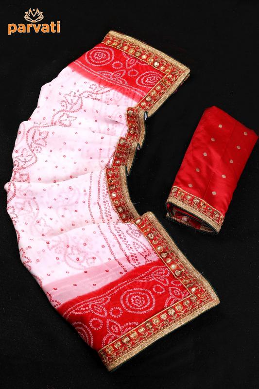 Dazira Parvati catalog bandhej saree surat