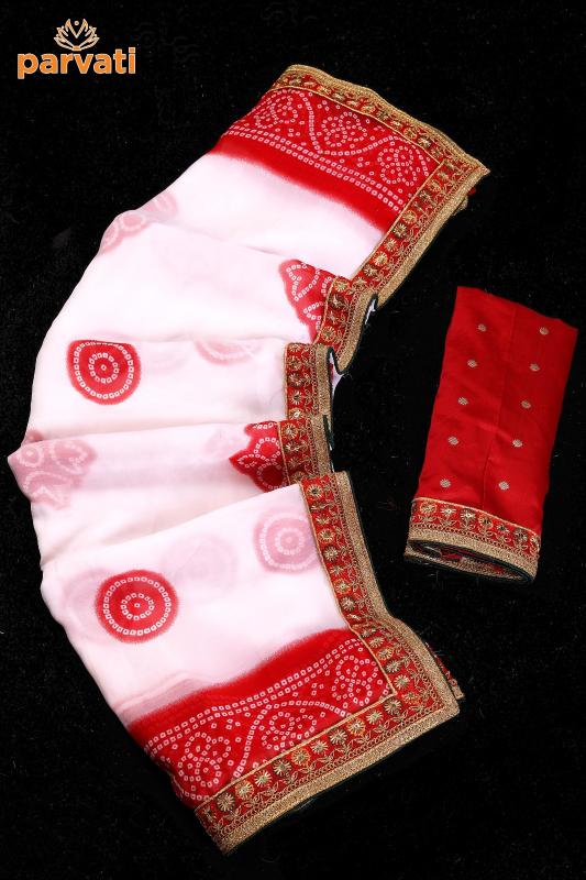 Dazira Parvati catalog bandhej saree surat