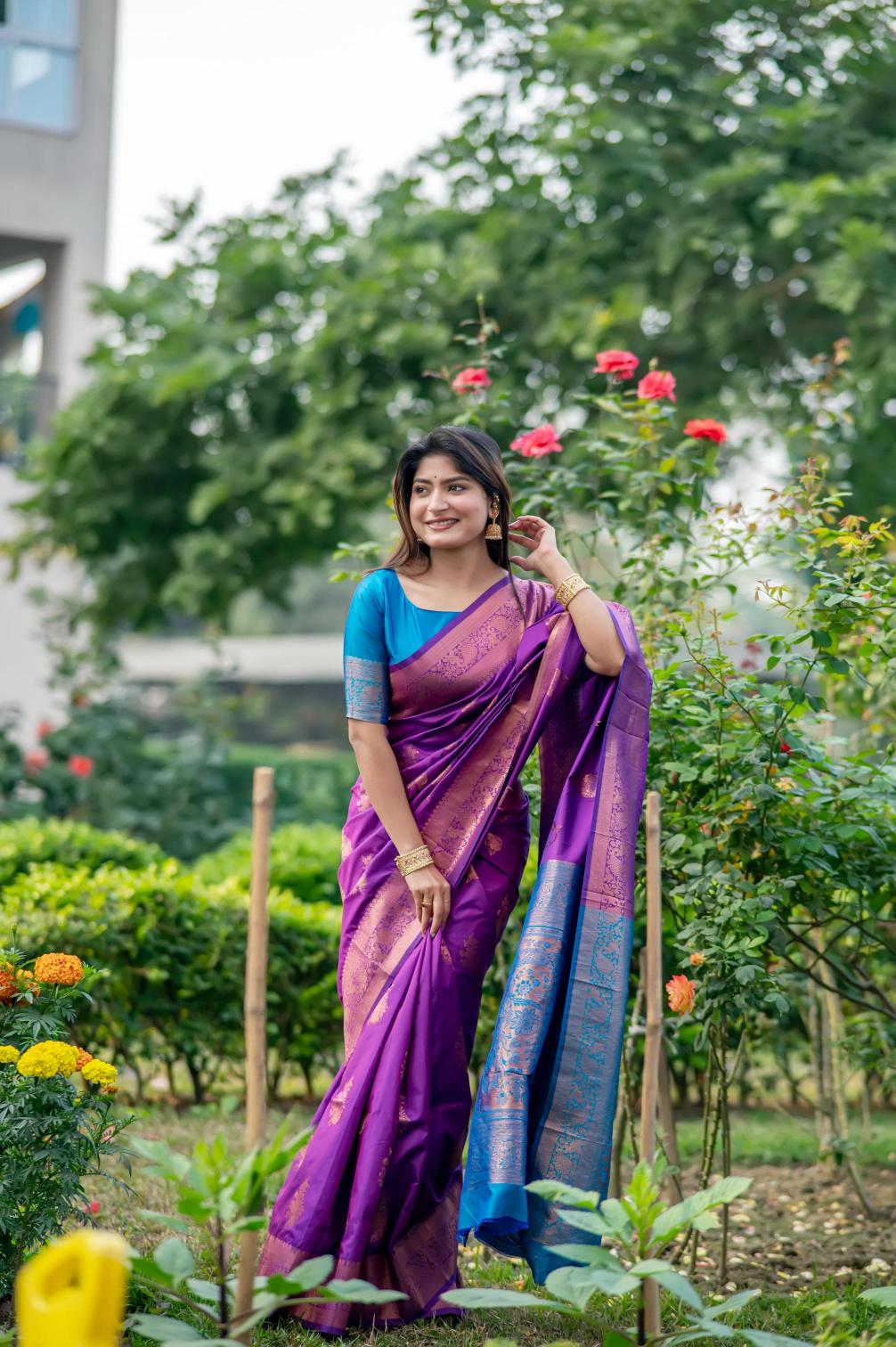 Dazira Premium Soft Banarasi Katan Silk catalog sarees of southern india