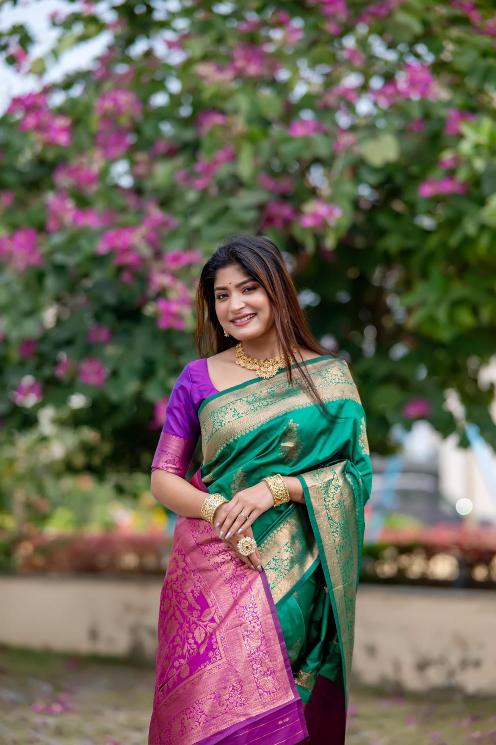 Dazira Premium Soft Banarasi Katan Silk catalog sarees of southern india