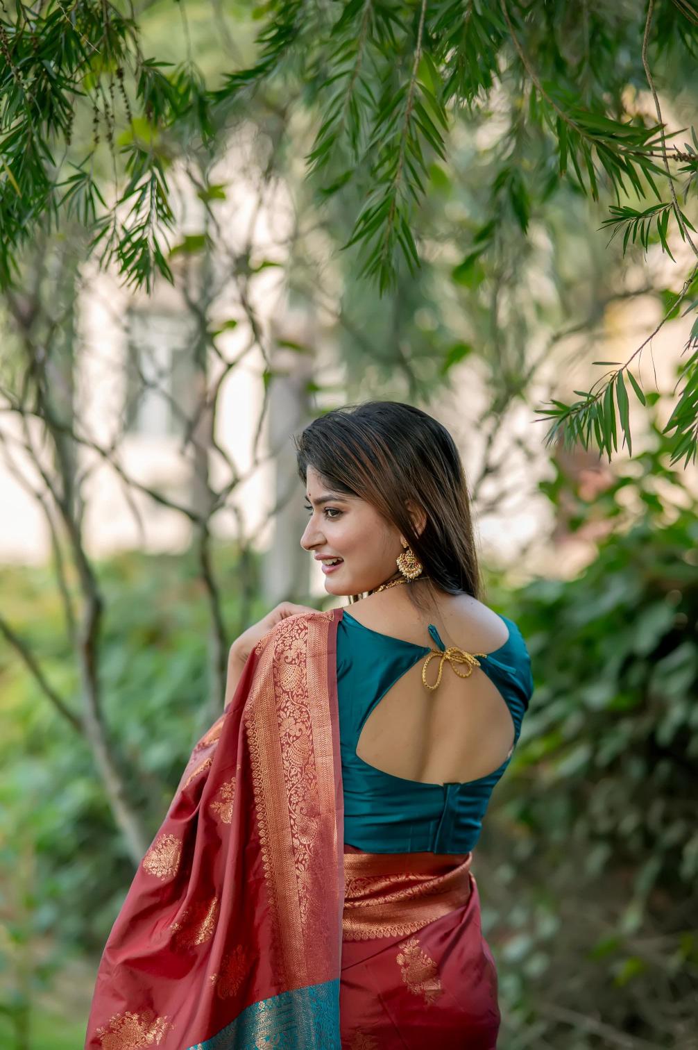 Dazira Premium Soft Banarasi Katan Silk catalog sarees of southern india