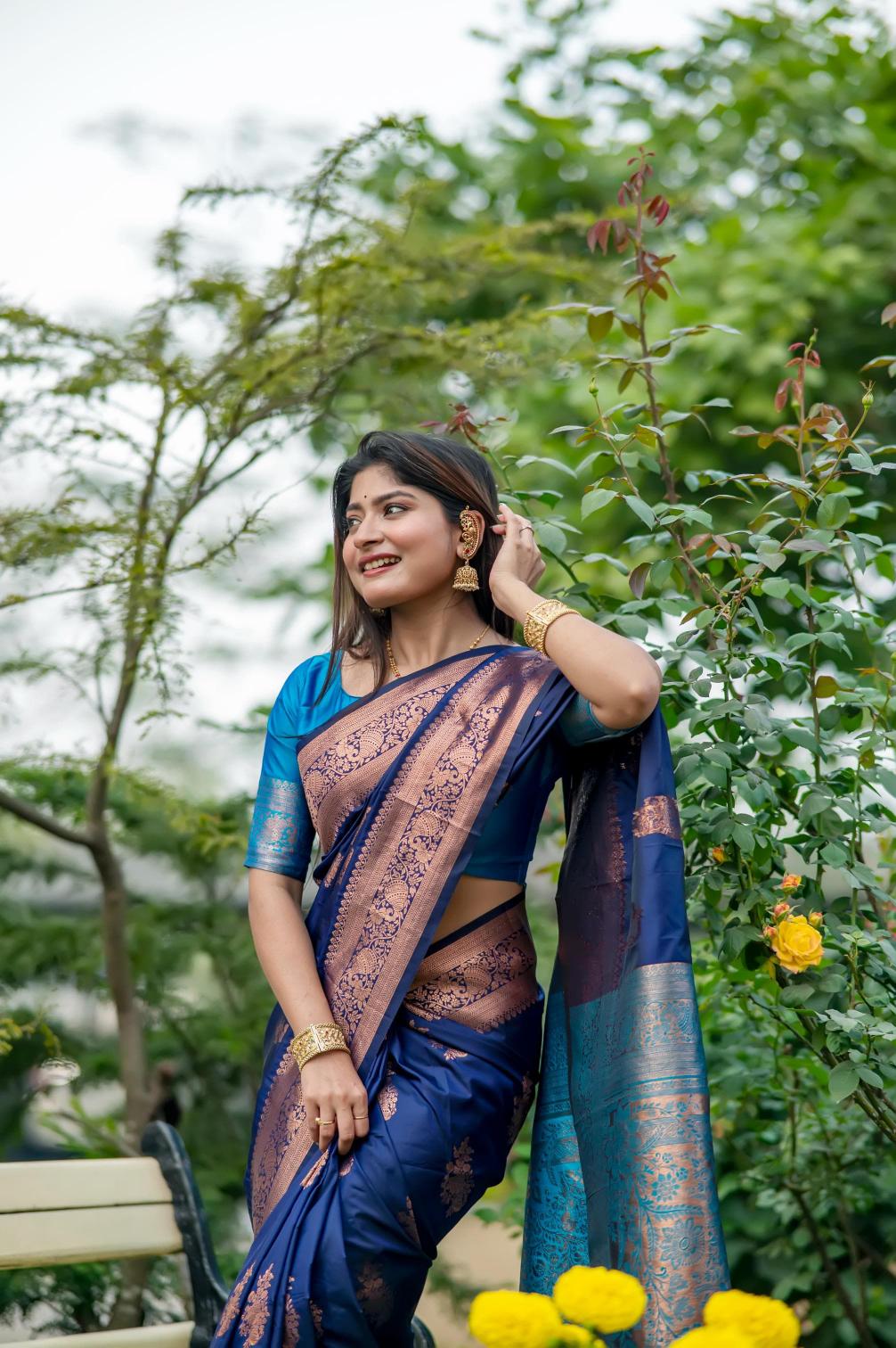 Dazira Premium Soft Banarasi Katan Silk catalog sarees of southern india