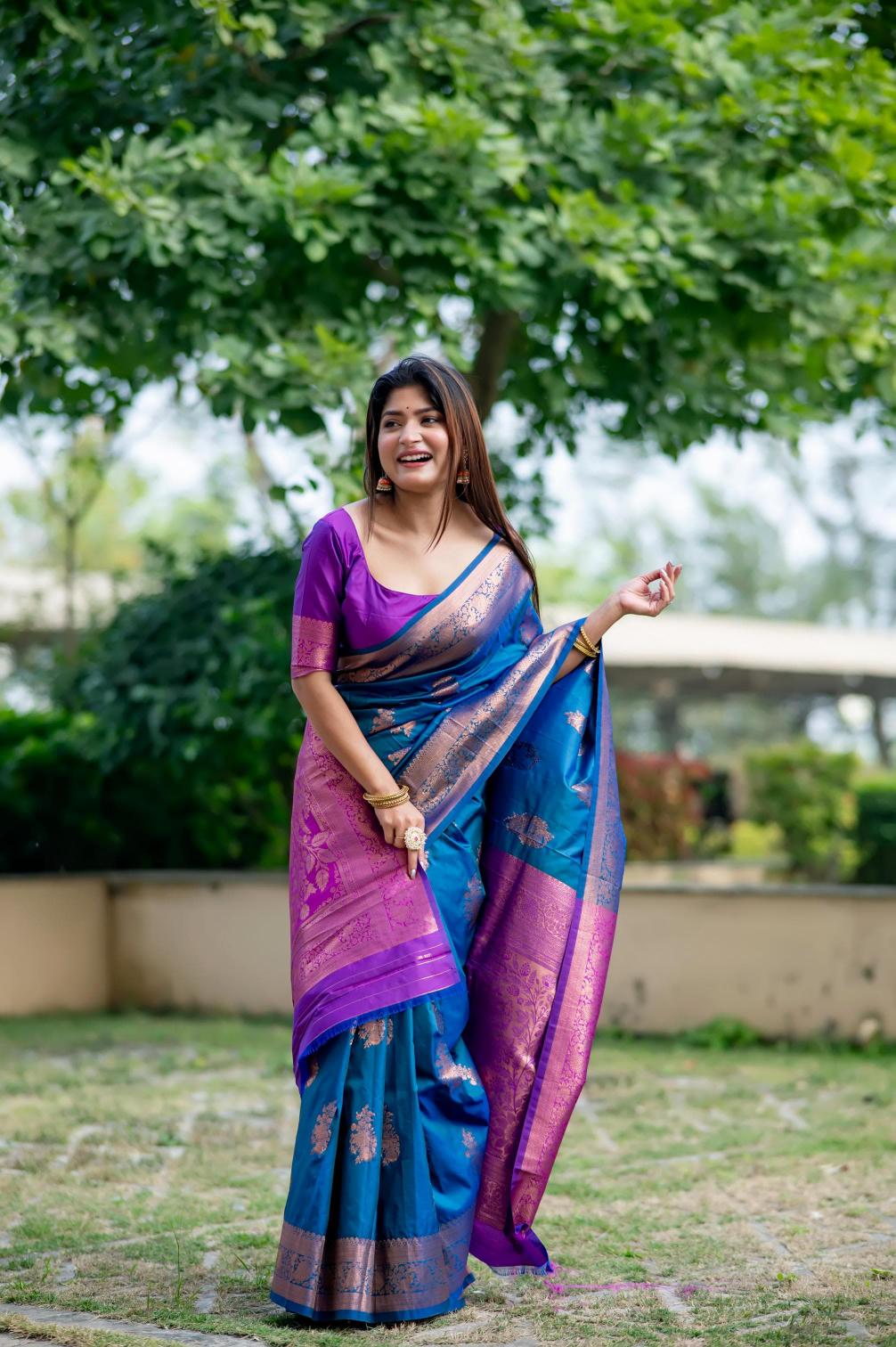 Dazira Premium Soft Banarasi Katan Silk catalog sarees of southern india