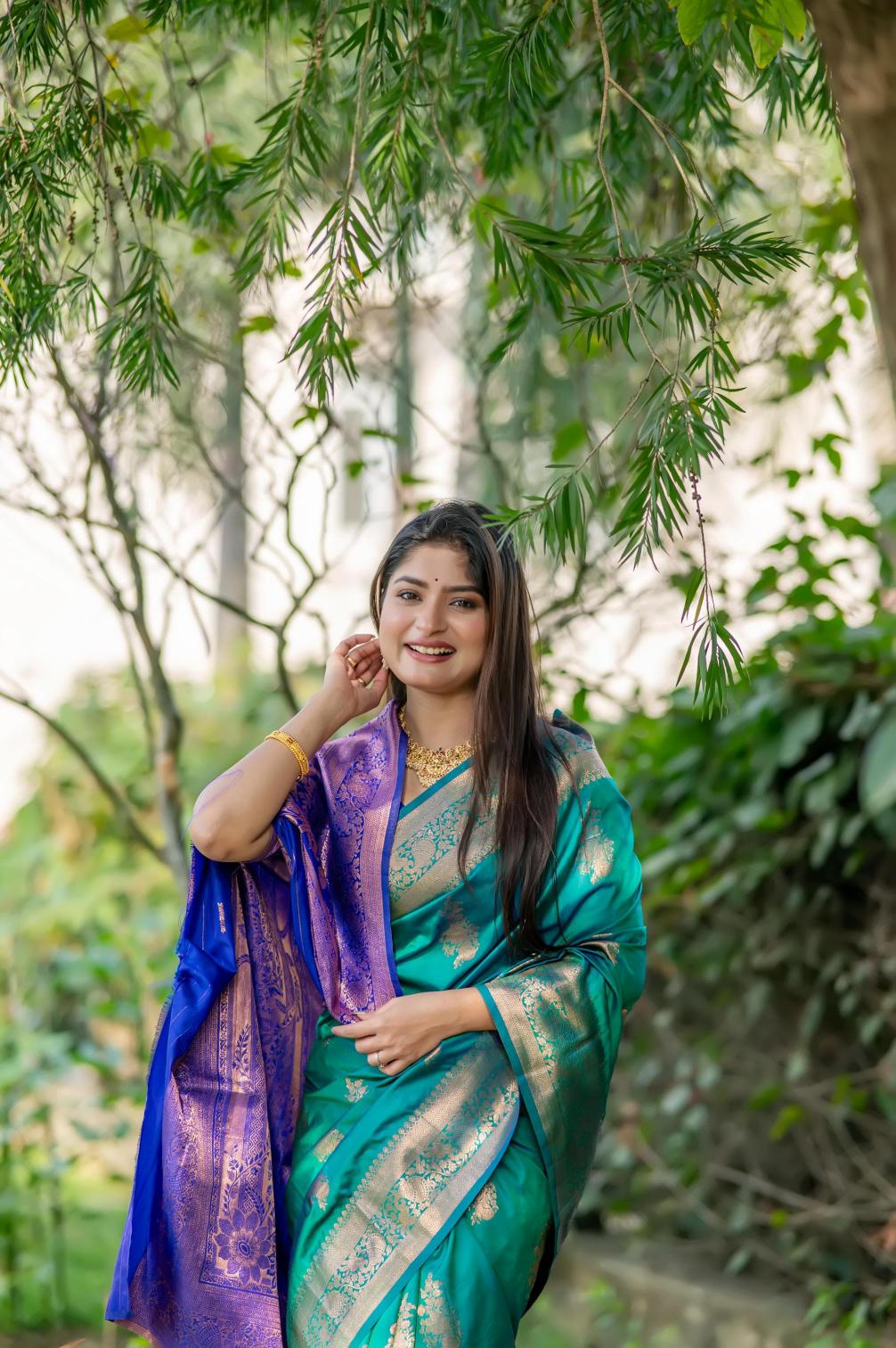 Dazira Premium Soft Banarasi Katan Silk catalog sarees of southern india