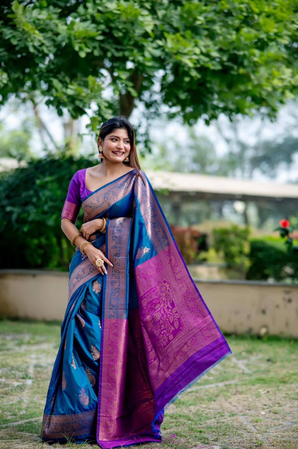 Dazira Premium Soft Banarasi Katan Silk catalog sarees of southern india