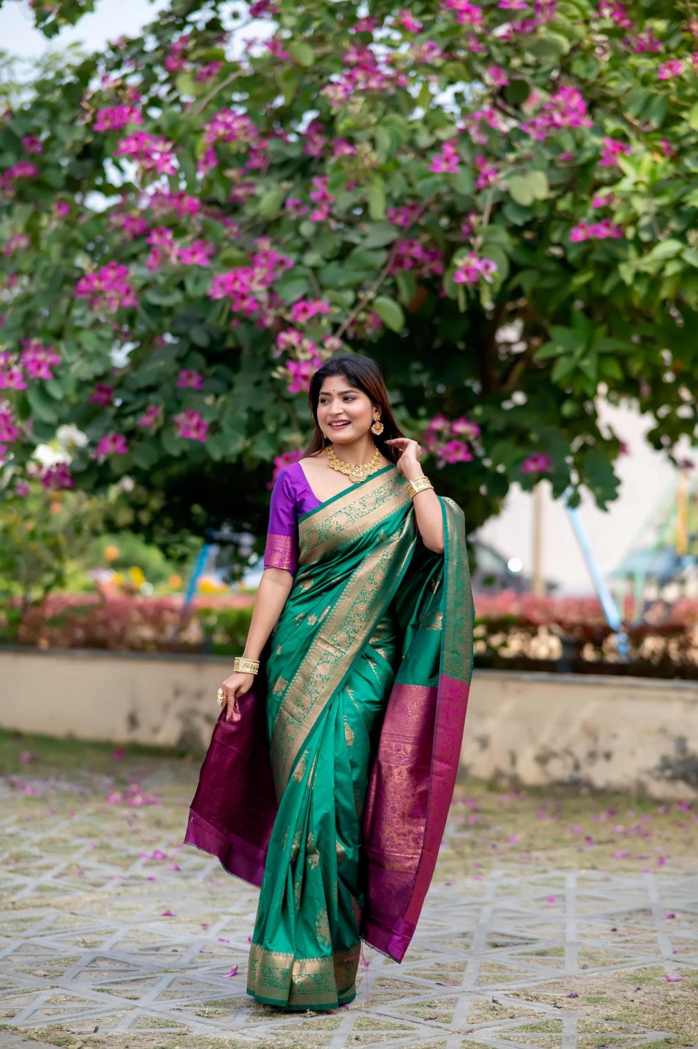 Dazira Premium Soft Banarasi Katan Silk catalog sarees of southern india
